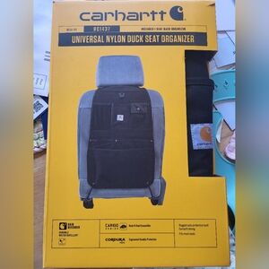 Carhartt Black Universal Nylon Duck Seat Organizer